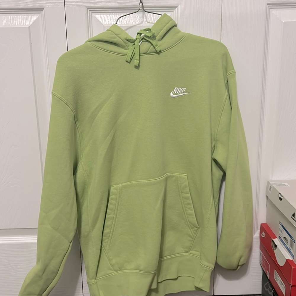 Nike green sweat shirt hoodie